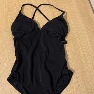 Atlantic Beach Swimsuit, Size S, Black